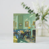 Frau Osler | Sir John Lavery Postkarte (Stehend Vorderseite)