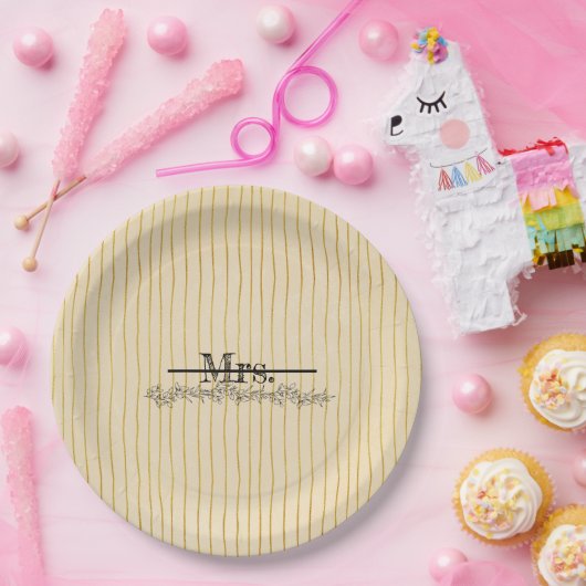 Frau Paper Plate Pappteller (Party)