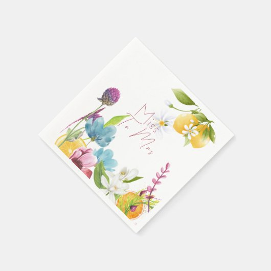 Frau Papiernapkins Serviette (Ecke)