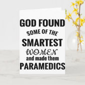 Frau paramedische Gott fand die klügste Frau und Karte (Gelbe Blume)