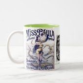 Frau Paula Snake Lady Zweifarbige Tasse (Links)