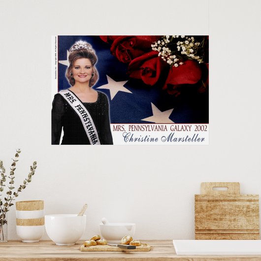 Frau Pennsylvania Galaxy 2002 - 2 Poster (Küche)