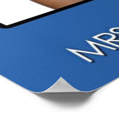 Frau Pennsylvania Galaxy 2002 - Blue Poster (Ecke)