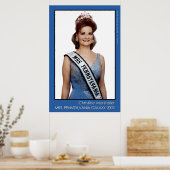 Frau Pennsylvania Galaxy 2002 - Blue Poster (Küche)