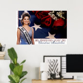 Frau Pennsylvania Galaxy 2002 - lt. Blau Poster (Heimbüro)