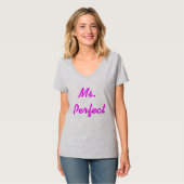 Frau Perfect T-shirt (Vorderseite Vollansicht)