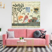 Frau Pers 332 Pfefferbaum und Pfeffer zubereiten Leinwanddruck (Insitu (Wohnzimmer))