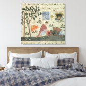 Frau Pers 332 Pfefferbaum und Pfeffer zubereiten Leinwanddruck (Insitu (Schlafzimmer))