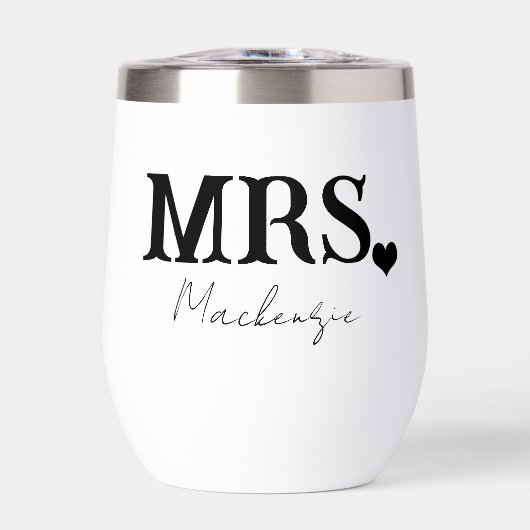 Frau Personalisiert Newly Weds (Vorderseite)