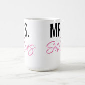 Frau Personalisierte Schlammpe für Lehrer oder Ver Kaffeetasse (Mittel)