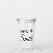 Frau Personalized Acryltrinkbecher (Vorderseite)