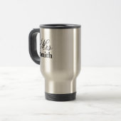 Frau Personalized Name Reisebecher (Vorderseite Links)