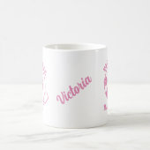 Frau Pickleball Master Game Player Individuelle Na Kaffeetasse (Mittel)