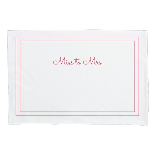 Frau Pillowcase Kissenbezug (Vorderseite)