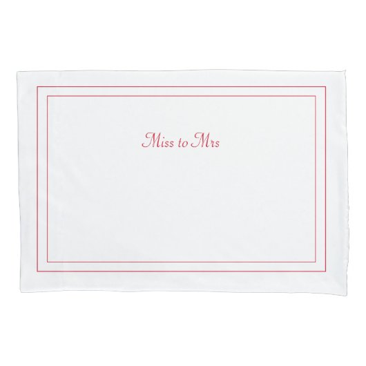 Frau Pillowcase Kissenbezug (Vorderseite)