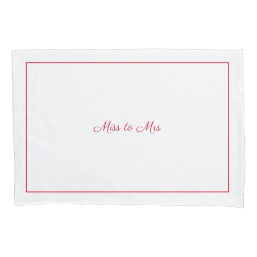 Frau Pillowcase Kissenbezug (Vorderseite)