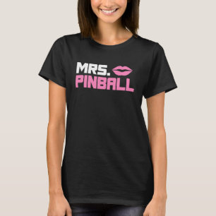 Frau Pinball Spielautomatenspielerin sieht Männer  T-Shirt