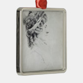 Frau Piozzi Silbernes Ornament (Rechts)