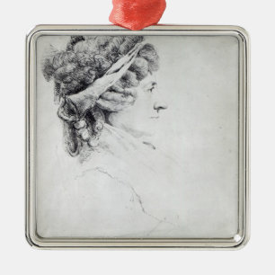 Frau Piozzi Silbernes Ornament