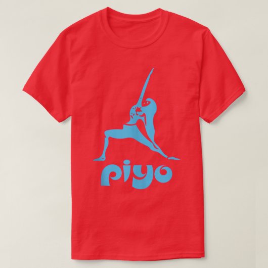 Frau Piyo ApparelBeautiful Womens Piyo Stretch 1 T-Shirt (Design vorne)