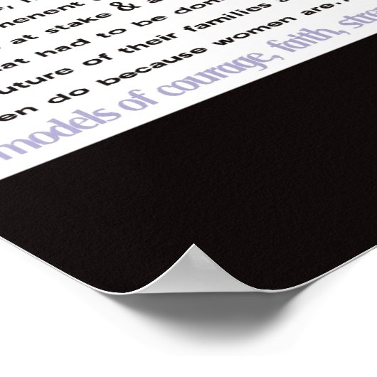 Frau | Plakat (Ecke)