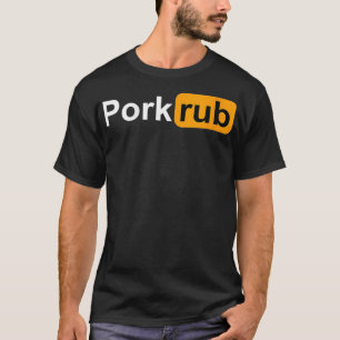 Frau Pork Rub, Funny GRILLEN, Barbecue VNeck T-Shirt
