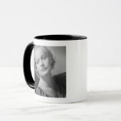 Frau posiert 2 tasse (Vorderseite Links)