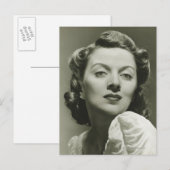 Frau posiert im Studio 2 Postkarte (Vorne/Hinten)