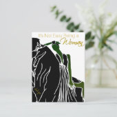 FRAU POSTKARTE (Stehend Vorderseite)