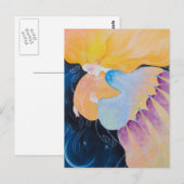 Frau. Postkarte (Vorne/Hinten)
