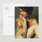 Frau Postkarte (Vorne/Hinten)