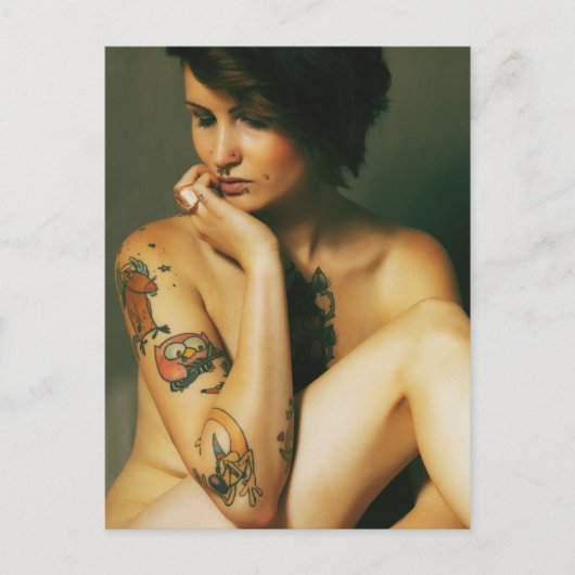 Frau Postkarte (Vorderseite)