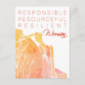 FRAU POSTKARTE (Vorderseite)