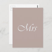 Frau Postkarte (Vorne/Hinten)