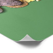 Frau Powered Poster (Ecke)