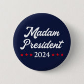 Frau Präsidentin 2024 I - Kamala Harris Button (Vorderseite)