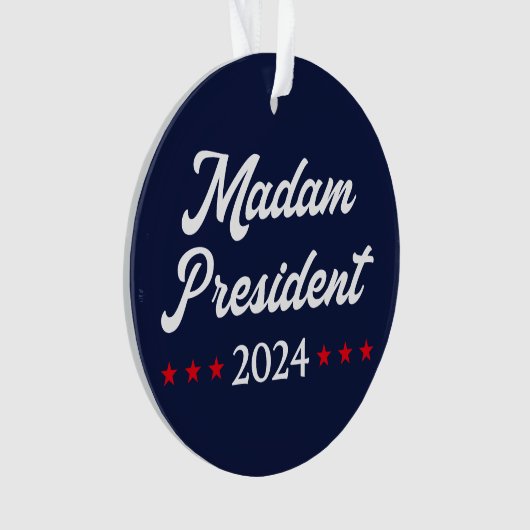 Frau Präsidentin 2024 I - Kamala Harris Ornament (Vorderseite)