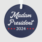 Frau Präsidentin 2024 I - Kamala Harris Ornament (Rückseite)