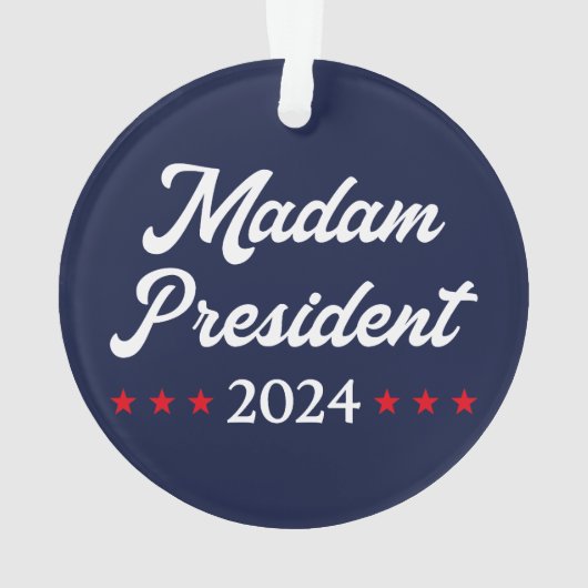 Frau Präsidentin 2024 I - Kamala Harris Ornament (Rückseite)