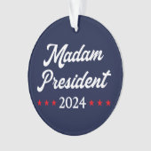Frau Präsidentin 2024 I - Kamala Harris Ornament (Vorderseite)