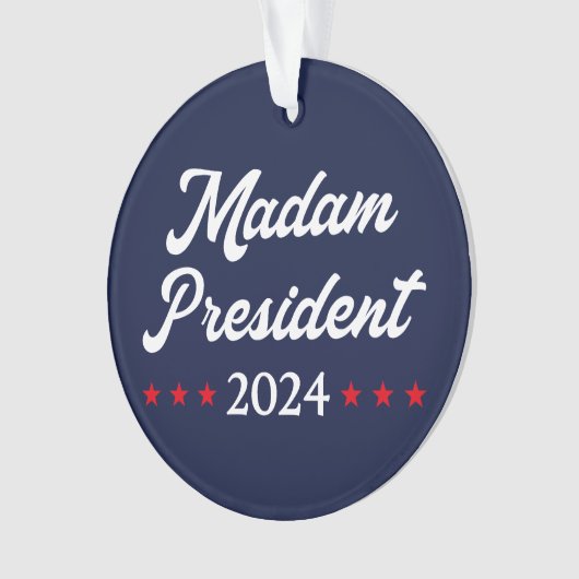 Frau Präsidentin 2024 I - Kamala Harris Ornament (Vorderseite)