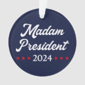 Frau Präsidentin 2024 I - Kamala Harris Ornament (Vorderseite)