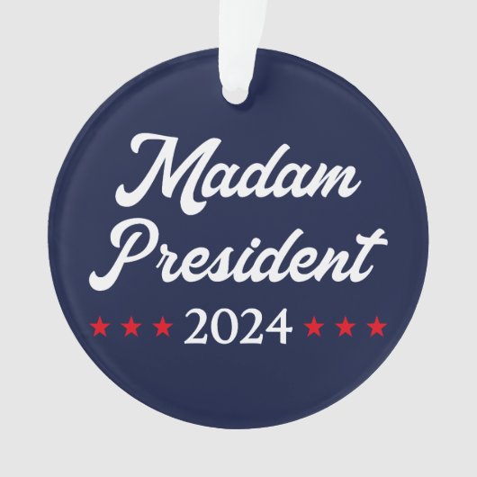 Frau Präsidentin 2024 I - Kamala Harris Ornament (Vorderseite)