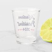 Frau Präsidentin 2024 I - Kamala Harris Schnapsglas (Rückseite)