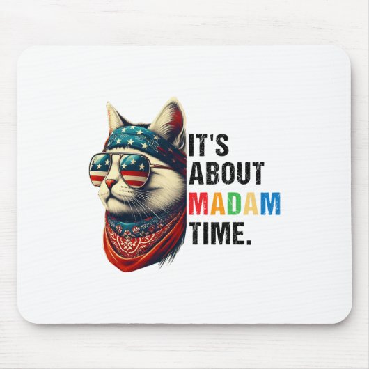 Frau Präsidentin 2024 Kamala Harris Dnc Kundgebung Mousepad (Vorne)