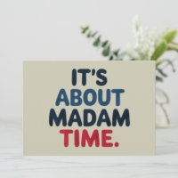 Frau Präsidentin 2024 Wahl Abstimmung Demokrat Abs