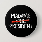 Frau Präsidentin Button (Vorderseite)