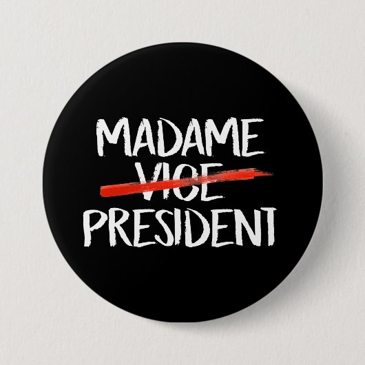 Frau Präsidentin Button (Vorderseite)