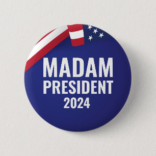 Frau Präsidentin Harris 2024 Button