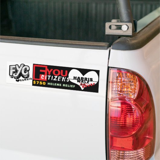 FRAU PRÄSIDENTIN HARRIS WALZ 2024 | FYC AUTOAUFKLEBER (Auf Lkw)